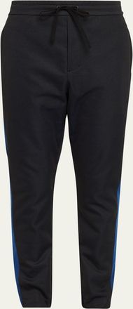 3.1 Phillip Lim Mens Jersey Side-Stripe Track Pants