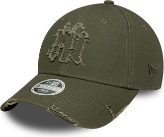 New Era New York Yankees Distressed 9Forty Women Cap Olive Green