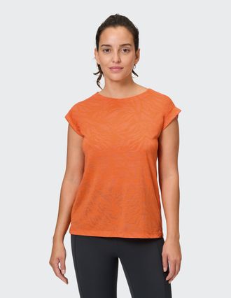 Venice Beach T-Shirt VENICE BEACH T-SHIRT TIARA, Damen, Gr. XL (44), orange (carrot), Obermaterial: 50% Baumwolle, 50% Polyester, Rundhals, Shirts T-Shirt