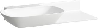 Laufen Laufen Ino Lavabo, Sin Agujero Para Grifo, Sin Rebosadero, Repisa