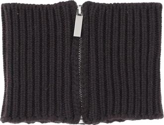 SA SU PHI Kasjmier Rits Halswarmer Zacht - Dames - Wintersjaals - Bruin - ONE Size - Kasjmier - Accessoires