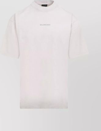 Balenciaga oversize sleeve round collar t-shirt