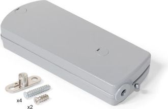 Emuca Emuca - Mecanismo Para Puertas Abatibles Microwinch, 6kg, Acero Y Pl&aacute;stico, Gris