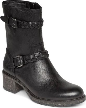Aetrex Womens Nora Heeled Boot In Black