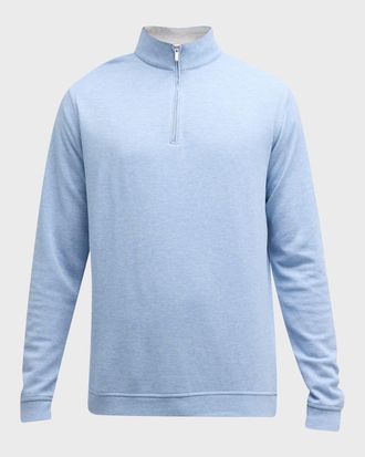 Peter Millar Men & apos;s Crown Comfort Quarter-Zip Sweater