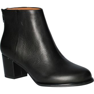 L'Amour Des Pieds Perren Bootie in Black Leather at Nordstrom, Size 8.5