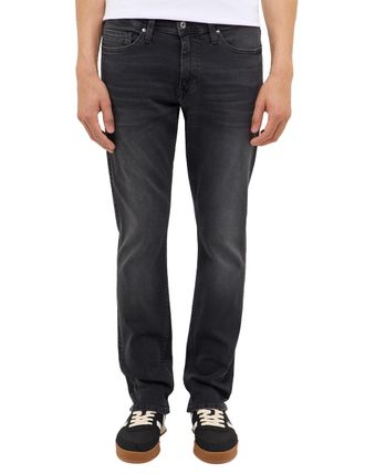 Mustang Slim-fit-Jeans MUSTANG Herren Style Vegas Slim, Herren, Gr. 31, L&auml;nge 30, 783 dunkelgrau, Denim/Jeans, 98% Baumwolle, 2% Elasthan, unifarben, slim fit