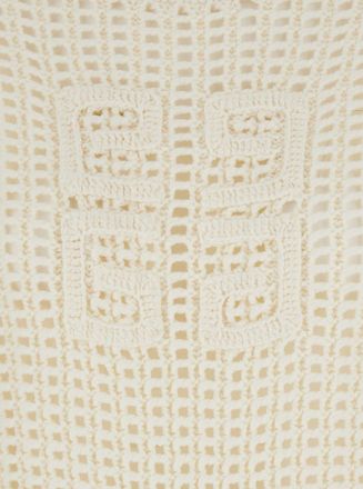 Givenchy 4g Motif Crochet Knit Jumper