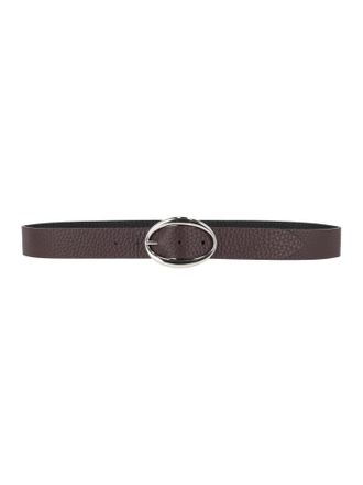 Orciani Brown Sveva Soft Double Textured Leather Belt