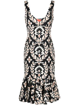 La DoubleJ Baia sleeveless midi dress - women - Polyester/Elastane - M - Black