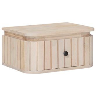 vidaXL Armario De Noche Hecho A Mano Blanco 40 X 30 X 20 Cm Vidaxl