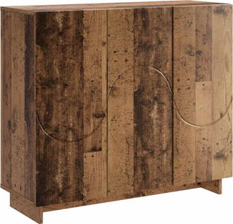 vidaXL Aparador Madera Envejecida 85,5 X 31 X 75 Cm Vidaxl