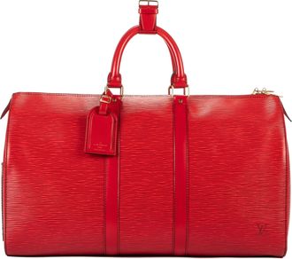 Louis Vuitton Keepall Black Stitchings 45 Reistas