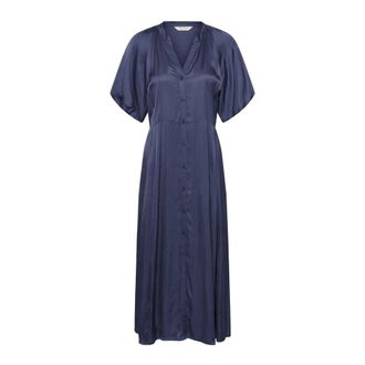 Part Two Midi Jurken - Dames - Casual kleedjes - Blauw - XS - Kleedjes
