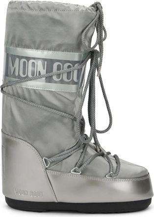 Moon Boot Icon Glance Boot - Dames - Winterlaarzen - Grijs - 39 EU - Polyester - Schoenen