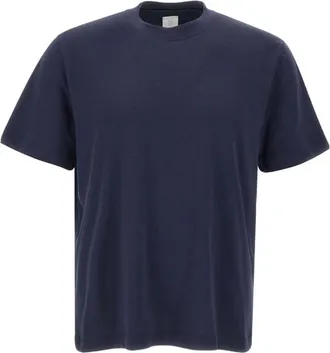 Eleventy T-shirt met ronde hals - Heren - T-shirts - Blauw - XL - Katoen - Tops