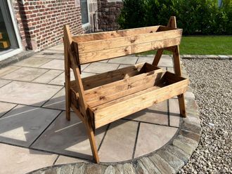 Charles Taylor Trading Country Kitchen Double Herb Garden Extra Large in Brown