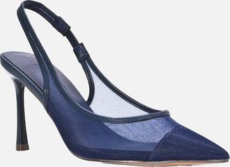 XY London Womens XY London Womens/Ladies Mesh Sling Back Court Shoes - Navy - Size: 3