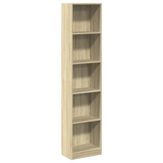 vidaXL Estanter&iacute;a De Madera De Ingenier&iacute;a Roble Sonoma 40x24x176 Cm Vidaxl
