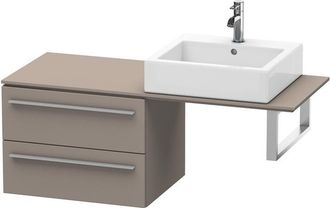 Duravit Duravit X-large Armario Base Para Consola 6524, 2 Cajones, 600mm, Color (frente/cuerpo): Decoraci&oacute;n Basalto Mate - Xl652404343