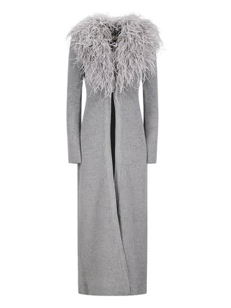 Blumarine Cardigan lungo - Grigio