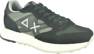 Sun 68 Zwart Grijs Hardloopschoenen - Heren - Sneakers - Veelkleurig - 43 EU - Schoenen