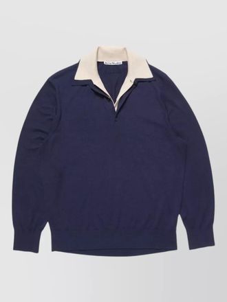 Acne Studios silk polo jumper