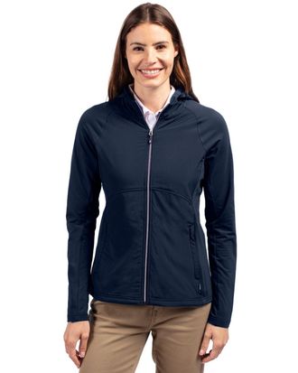 Cutter & Buck Adapt Eco Knit Hybrid Recycled Womens Full Zip Jacket
