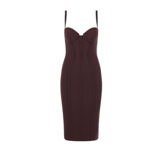 Elisabetta Franchi Party Dresses, female, Brown, Size: L Dresses