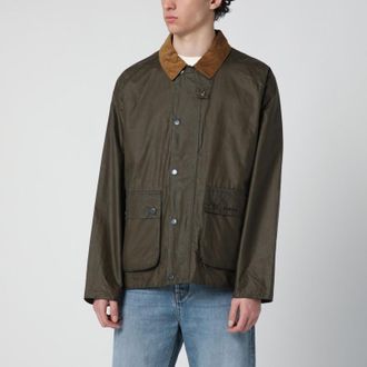 Barbour Modern Bedale olive green waxed jacket