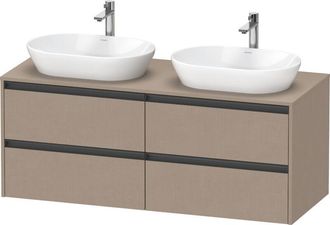 Duravit Duravit - Ketho.2 Mueble Bajo Lavabo, Recorte Para Lavabo En Ambos