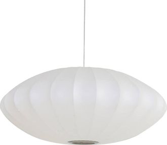 Light & Living L&aacute;mpara Colgante - Feline - Blanco - Textil - &Oslash; - Light&living