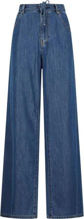 Darkpark Wide Jeans - Dames - Loose Fit Jeans - Blauw - W25 - Jeans