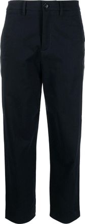 Woolrich stretch-twill trousers - women - Cotton/Cotton/Spandex/Elastane - 30 - Blue