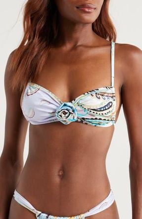 Montce Swim St. Barths Rosette Bikini Top in St. Barths Floral at Nordstrom Rack, Size Medium