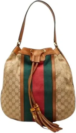 Gucci Bolso de hombro GG Canvas Pre-owned - Pre-owned - Mujer - Beige - ONE SIZE