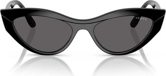 Vogue Sunglasses Vo5637 Su W44/87 Black/Smoke Gray Women