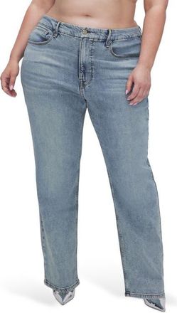 Good American Good Petite 90s Jeans in Blue690 at Nordstrom, Size 00P