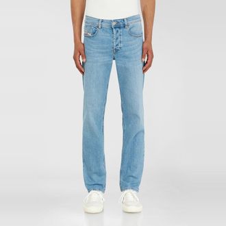 Diesel Regular Jeans Regular Waist 2023 D-Finitive, Light blue, Button fly
