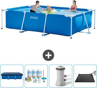 Intex Piscina Con Estructura Rectangular - 300x200x75 Cm - 7-piezas Scb4