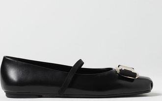 Ferragamo Ballerina New Vara Ferragamo in pelle