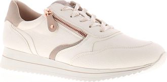 Jana Womens Jana Womens Chunky Trainers Pippa Lace Up white rose gold UK Size - Size: 6.5