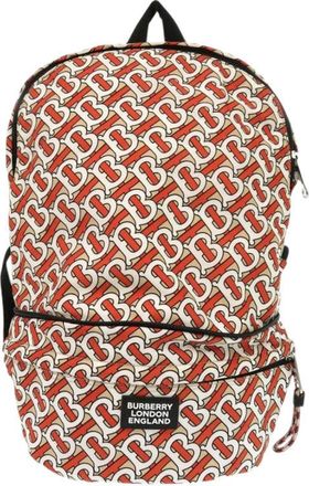 Burberry Pre-owned Burberry TB Monogram Nylon Convertible Backpack Ladies 4SCJ438OKJEQKPDM
