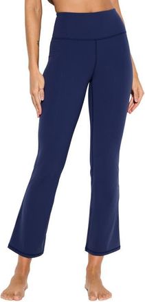 Spiritual Gangster Euphoria 3/4 Slim Flare Leggings in Indigo at Nordstrom, Size X-Small
