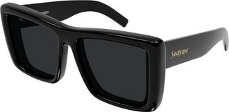 Saint Laurent SL 900 Howl Zonnebril - Dames - Zonnebrillen - Zwart - 61 MM - Accessoires
