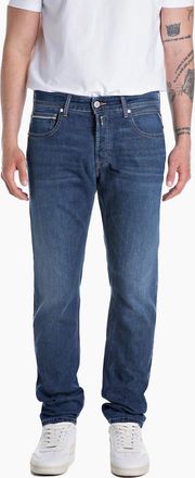 Replay Mens Replay 573 Eco plus Grover straight fit jean 007 Dark Blue - Size: 34/32