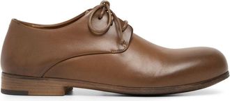 Mars&egrave;ll Capozucca leather derby shoes - women - Leather/Leather/Leather - 40 - Brown