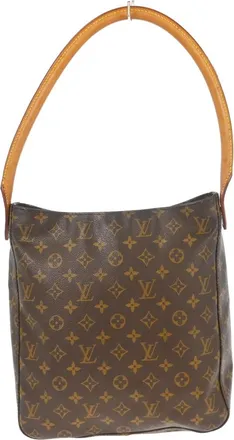 Louis Vuitton Looping Monogram Canvas Brown Canvas Handbag (Pre-Owned)