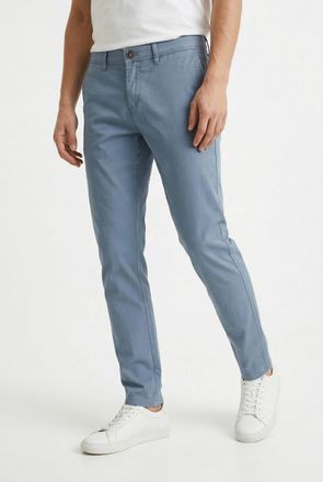 Jack & Jones Chinos JACK & JONES JPSTMARCO mit Stretchkomfort und schmalem Bein, Herren, Gr. 28, L&auml;nge 32, blau mirage, Web, Obermaterial: 98% Baumwolle, 2% Elasth