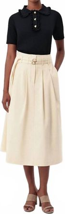Exquise Nathalie Skirt In Cream